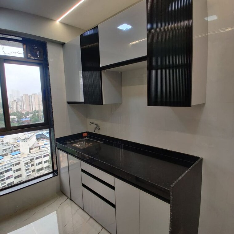 Kitchen, sheth-auris-bliss 2 Bedroom 677 Sq.Ft. Apartment In Malad West Mumbai 9952939