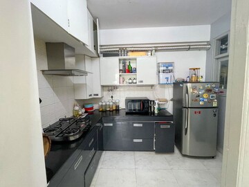 Kitchen in 3 BHK Apartment at Purva Park, Maruthi Sevanagar – for Rent