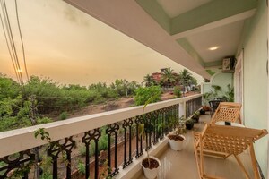 Balcony in 2 BHK Apartment at Assagao – for Rent