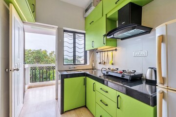 Kitchen in 2 BHK Apartment at Assagao – for Rent