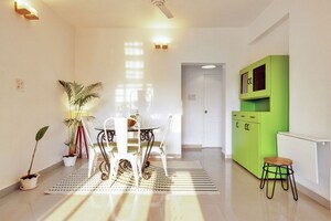 Living Room in 2 BHK Apartment at Assagao – for Rent