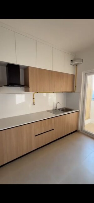 Kitchen in 3.5 BHK Apartment at Bhartiya City Nikoo Homes 4, Thanisandra Main Road – for Rent