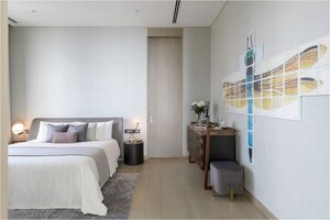 Living Room in 4 BHK Apartment at Provenance Four Seasons Private Residences, Worli – for Sale