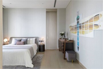 Living Room in 4 BHK Apartment at Provenance Four Seasons Private Residences, Worli – for Sale