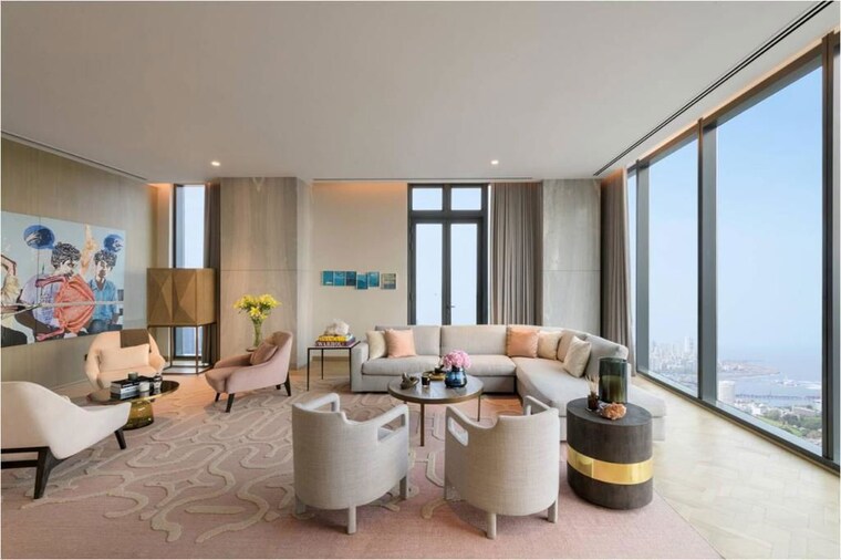 Living Room, provenance-four-seasons-private-residences 4 Bedroom 3211 Sq.Ft. Apartment In Worli Mumbai 9953403