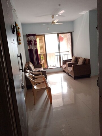 Living Room in 2 BHK Apartment at Shree Vrushti, Ghodbunder Road – for Rent