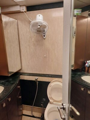 Bathroom in 3 BHK Apartment at Shantanu Apartment, Bandra West – for Rent