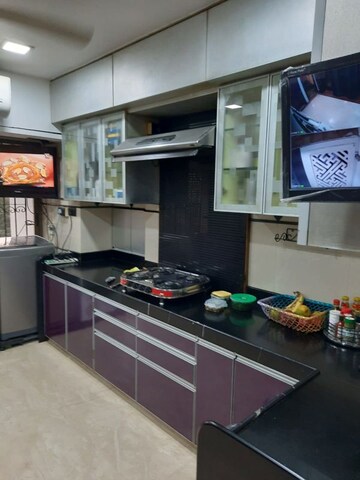 Kitchen in 3 BHK Apartment at Shantanu Apartment, Bandra West – for Rent