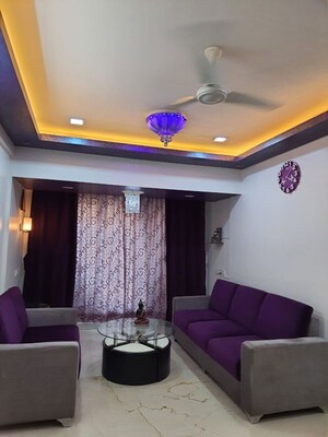 Living Room in 2 BHK Apartment at Satellite Royale, Goregaon East – for Rent