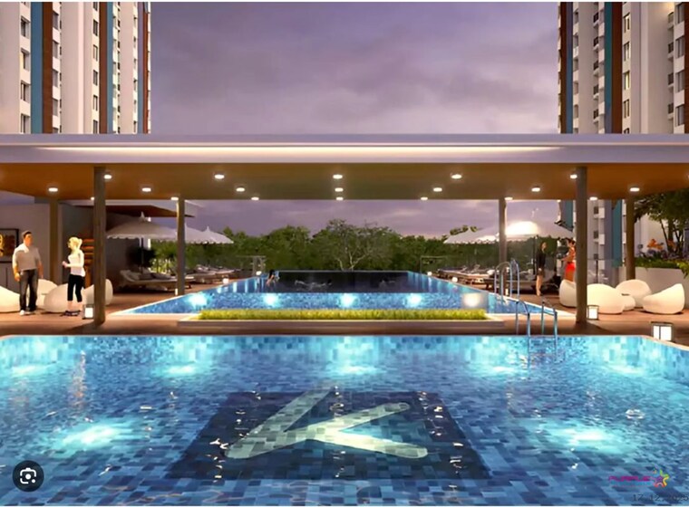 Swimming Pool, kohinoor-westview-reserve 2 Bedroom 704 Sq.Ft. Apartment In Wakad Pune 9953529