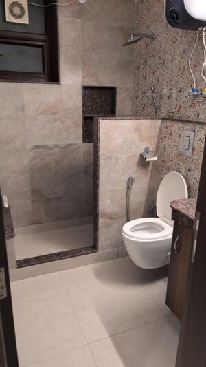 Bathroom in 4 BHK Builder Floor at Greater Kailash ii – for Rent