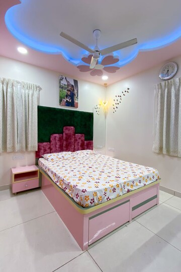 Bedroom in 3 BHK Apartment at Aparna Sarovar Zenith, Nallagandla – for Rent