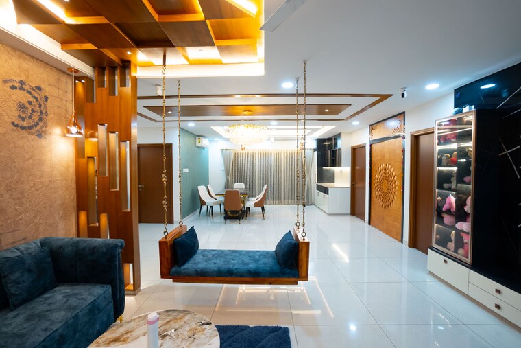 Living Room, aparna-sarovar-zenith 3 Bedroom 2300 Sq.Ft. Apartment In Nallagandla Hyderabad 9953920