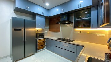 Kitchen in 3 BHK Apartment at Aparna Sarovar Zenith, Nallagandla – for Rent