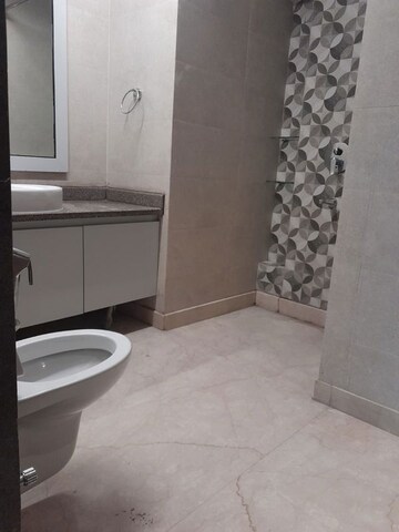 Bathroom in 3 BHK Builder Floor at Chittaranjan Park – for Rent