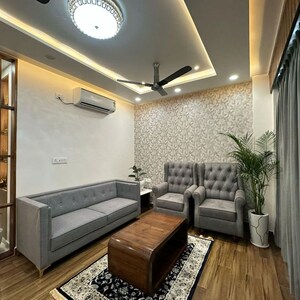 Living Room in 5 BHK Villa at Emaar Gomti Greens Villas, Sushant Golf City – for Rent