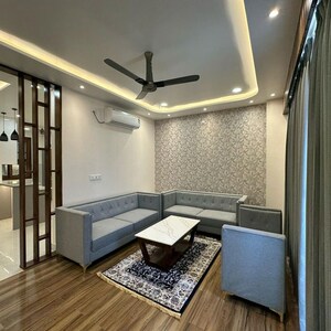 Living Room in 5 BHK Villa at Emaar Gomti Greens Villas, Sushant Golf City – for Rent