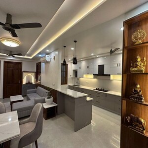 Team Area in 5 BHK Villa at Emaar Gomti Greens Villas, Sushant Golf City – for Rent