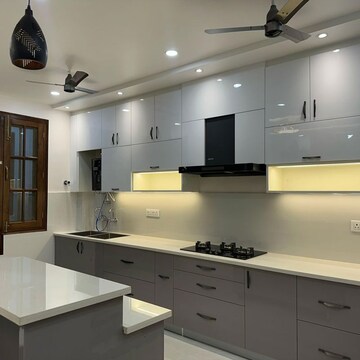 Kitchen in 5 BHK Villa at Emaar Gomti Greens Villas, Sushant Golf City – for Rent