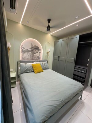 Bathroom in 2 BHK Apartment at Chandak 34 Park Estate D Wing, Goregaon West – for Rent