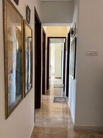 Building Lobby in 3 BHK Apartment at Poseidon Apartment, Andheri West – for Rent