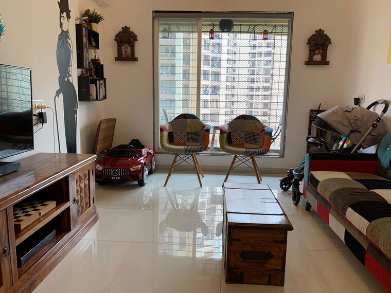 Living Room, cosmos-enclave 1 Bedroom 425 Sq.Ft. Apartment In Kasarvadavali Thane 9954079