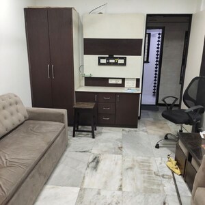 Living Room in 1 BHK Apartment at Jamuna Darshan CHS, Goregaon West – for Rent