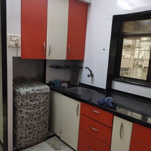 Kitchen in 1 BHK Apartment at Jamuna Darshan CHS, Goregaon West – for Rent
