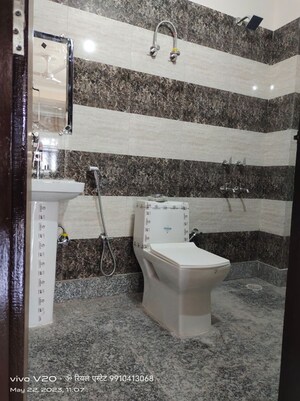Bathroom in 1 BHK Builder Floor at Chattarpur – for Rent
