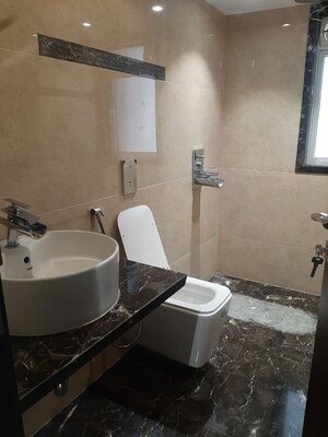 Bathroom in 3 BHK Apartment at AP Kool Breeze, Santacruz West – for Rent