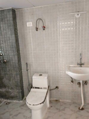 Bathroom in 3 BHK Apartment at Amrapali Heartbeat City, Sector 107 – for Rent