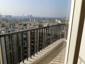 Balcony in 3 BHK Apartment at Amrapali Heartbeat City, Sector 107 – for Rent