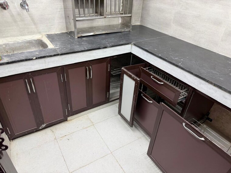 Kitchen, rohini sector 8 2 Bedroom 750 Sq.Ft. Builder Floor In Rohini Sector 8 Delhi 9954454