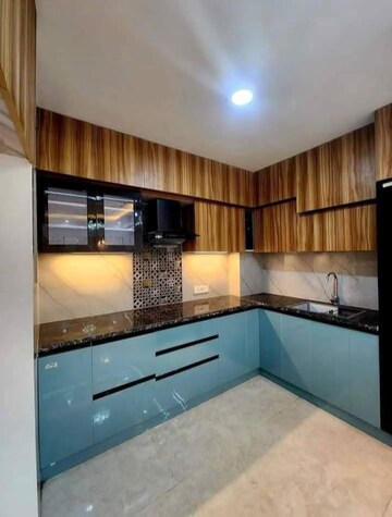 Kitchen in 3 BHK Apartment at Palm Residency Chhatarpur, Chattarpur – for Rent