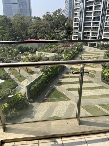 Balcony in 3 BHK Apartment at Oberoi Realty Exquisite, Goregaon East – for Rent