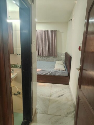 Bathroom in 1 BHK Apartment at Manik Prabhu Kripa CHS, Andheri West – for Rent