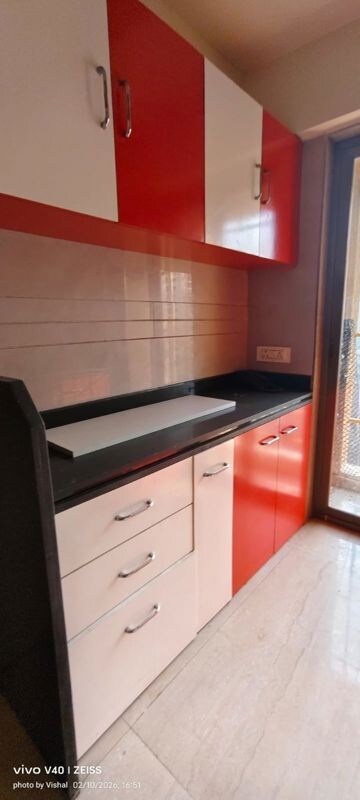 Kitchen in 2 BHK Apartment at Madhav Palacia, Ghodbunder Road – for Rent