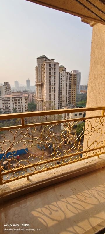 Balcony in 2 BHK Apartment at Madhav Palacia, Ghodbunder Road – for Rent