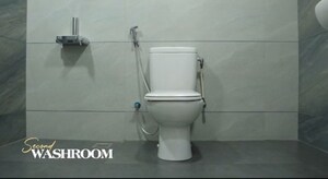 Bathroom in 2 BHK Apartment at Kumar Palmspring Towers, Undri – for Sale