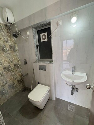 Bathroom in 1 BHK Apartment at Naman Premier, Andheri East – for Rent