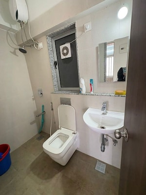 Bathroom in 1 BHK Apartment at Naman Premier, Andheri East – for Rent