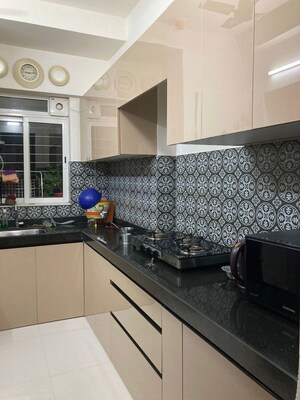 Kitchen in 1 BHK Apartment at Regency Heights, Ghodbunder Road – for Rent