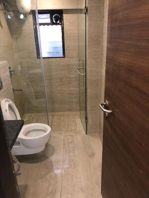 Bathroom in 3 BHK Apartment at Khar West – for Rent
