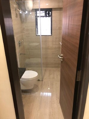 Bathroom in 3 BHK Apartment at Khar West – for Rent