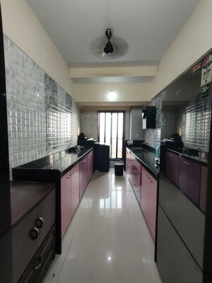 Kitchen in 2 BHK Apartment at Mayfair Housing Hillcrest, Vikhroli West – for Rent