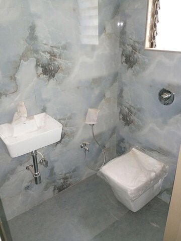 Bathroom in 1 BHK Apartment at Bhumi Rajshree Ashish CHS, Bhandup East – for Sale