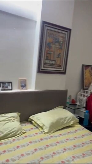 Living Room in 3 BHK Apartment at Riddhi Garden, Malad East – for Rent