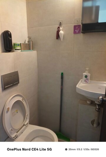 Bathroom in 1 BHK Apartment at Lodha Crown Quality Homes, Majiwada – for Rent