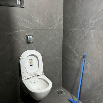 Bathroom in 2 BHK Apartment at Gami Terra, Sanpada – for Rent