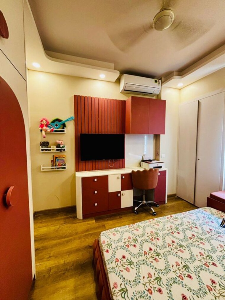 Bedroom, aba-ivy-county 3 Bedroom 1656 Sq.Ft. Apartment In Sector 75 Noida 9954711